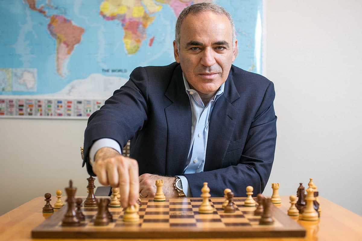 Garry Kasparov, le génie des échecs russe