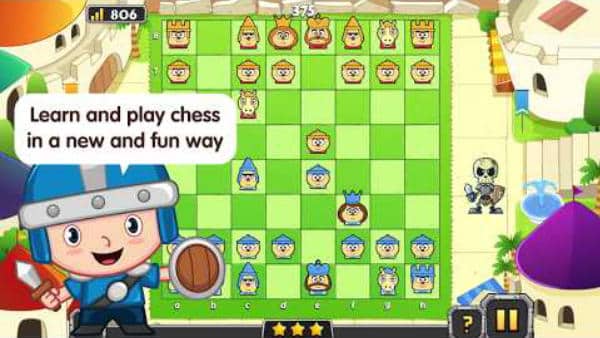 Top 7 des applications d’échecs en ligne pour Android 2 Application Chess for kids disponible sur Google Play