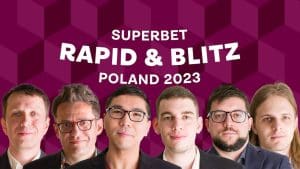 Affiche offielle du Superbet Rapid Blitz Poland 2023